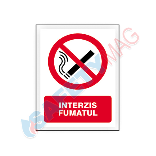 Interzis fumatul