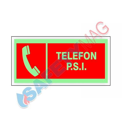 Telefon PSI fotoluminiscent